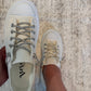 Very G Aman Sparkle Lace Sneakers