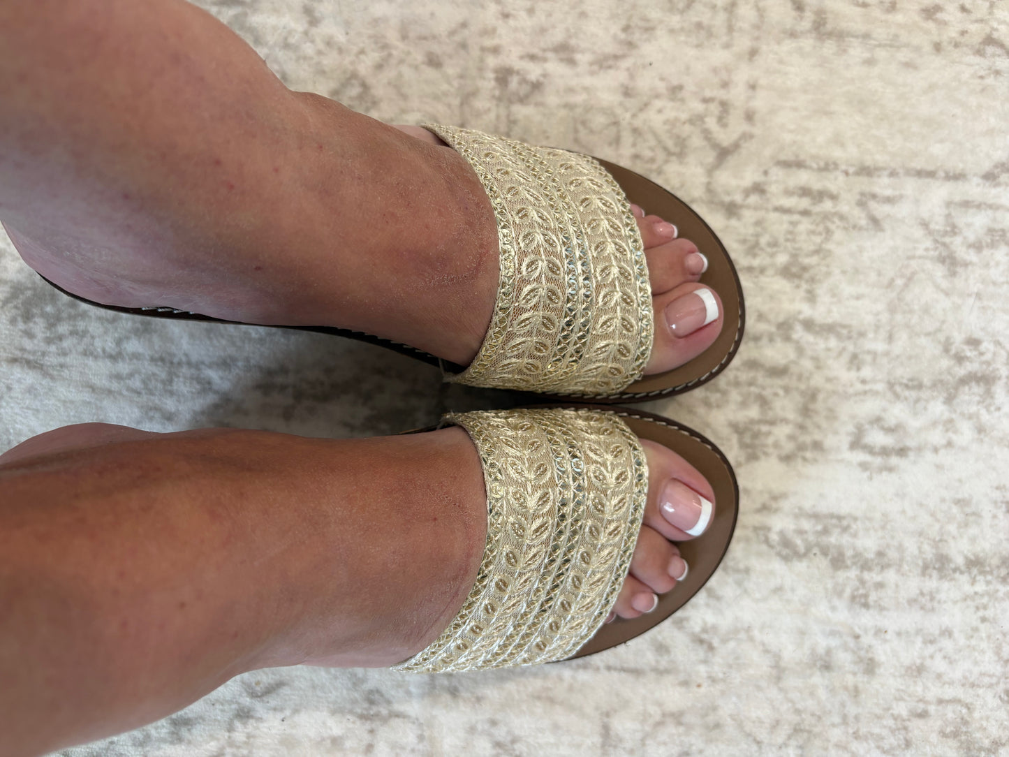 Corky's Ivory Wanderlust Sandals