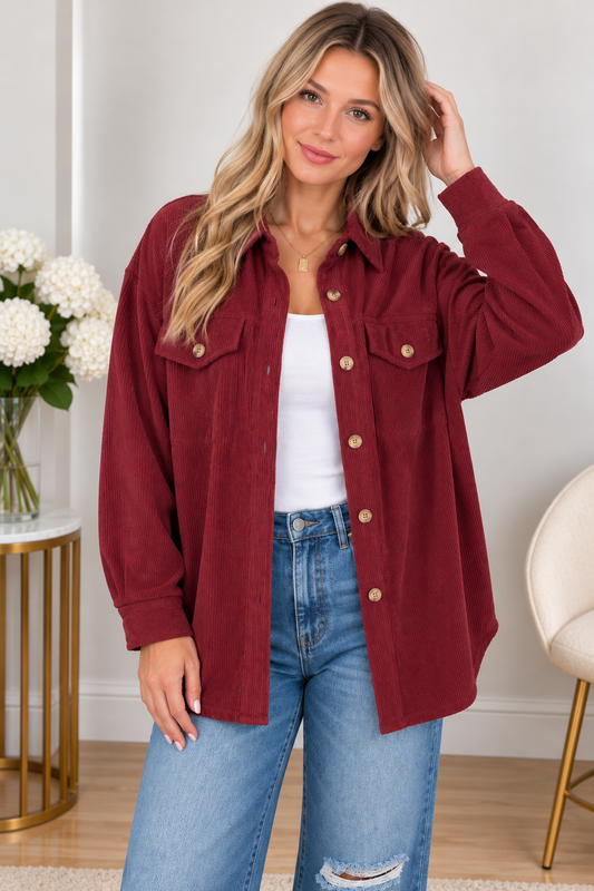 Fall State Of Mind Shacket