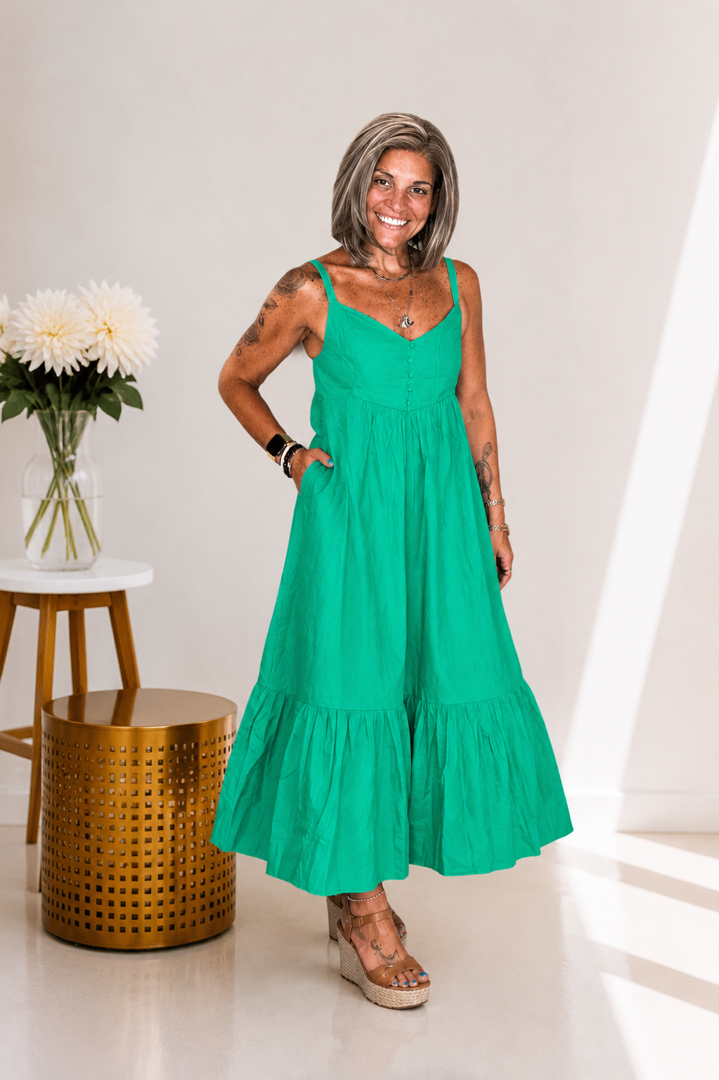 Fresh Start Midi Dress