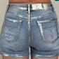 Slim Fit Judy Blue High-Rise Shorts