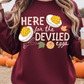 Here For The Eggs Graphic Tee