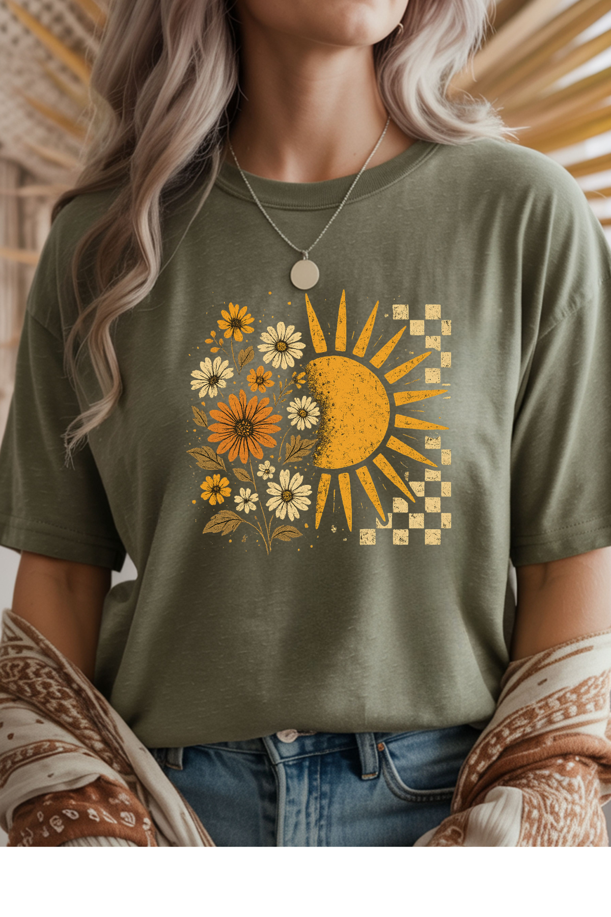 Floral Sun Graphic Tee