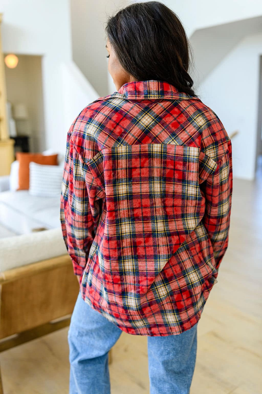 Bleach Button Flannel Shirt by Shirley and Stone