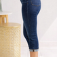Dark Denim Judy Blue Capris