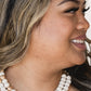 Ivory & Gold Beaded Necklace