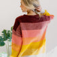 Lustrous Rose Colorblock Sweater