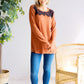Falling Ember Knit Top