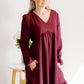 Burgundy Bliss Dress