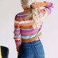 Enchanted Hues Crop Sweater