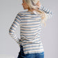 Sundown Chic Stripes Thumbhole Top