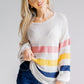 Radiant Skies Striped Pullover