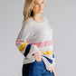 Radiant Skies Striped Pullover