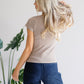 Light Mocha Timeless Basics Top
