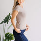 Light Mocha Timeless Basics Top
