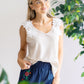 Whimsy Bloom Sleeveless Top