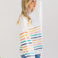 Rose Mist Stripe Sweater