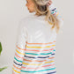Rose Mist Stripe Sweater