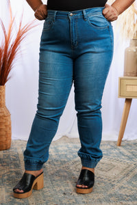 Jogging in Denim