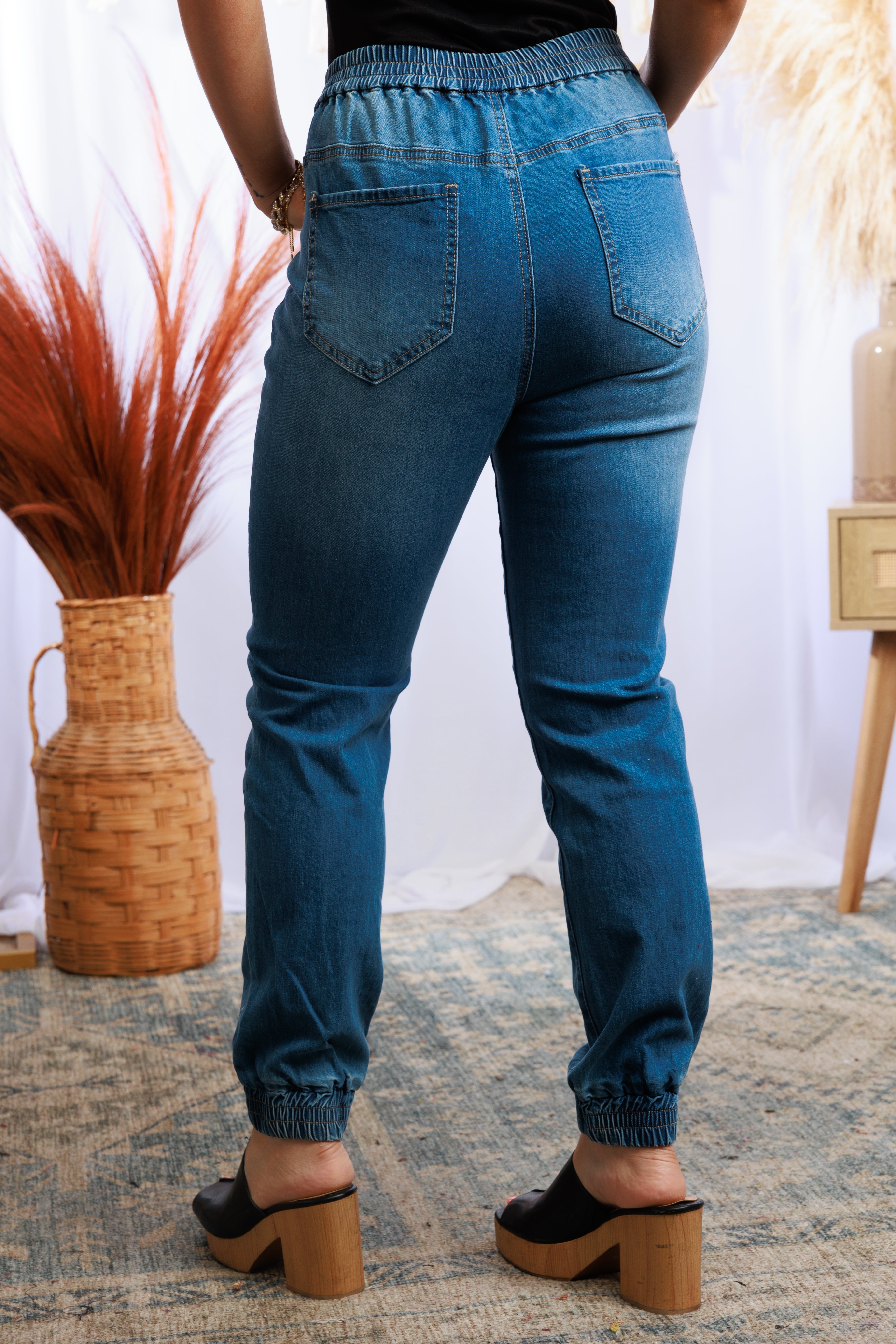 Jogging in Denim