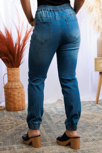 Jogging in Denim