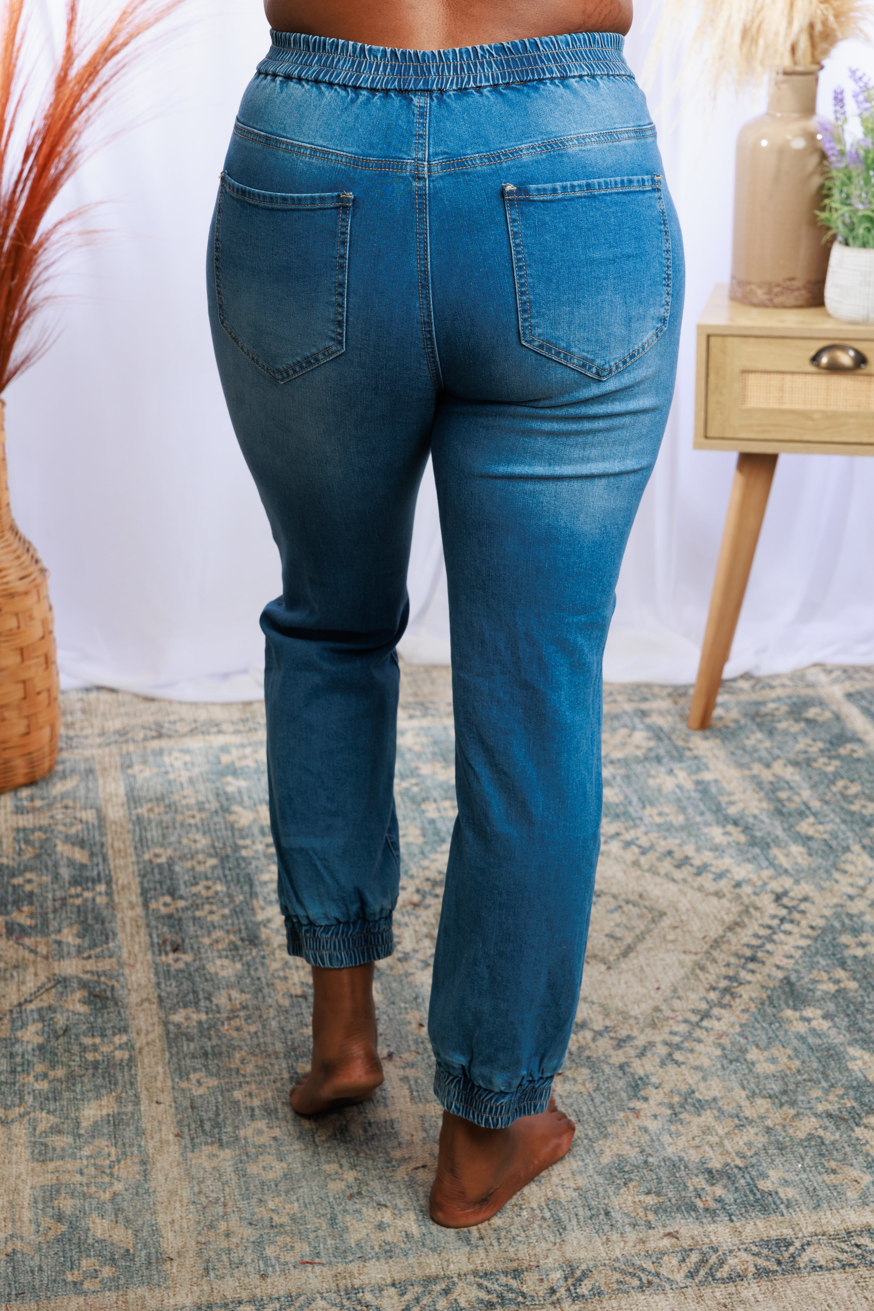 Jogging in Denim