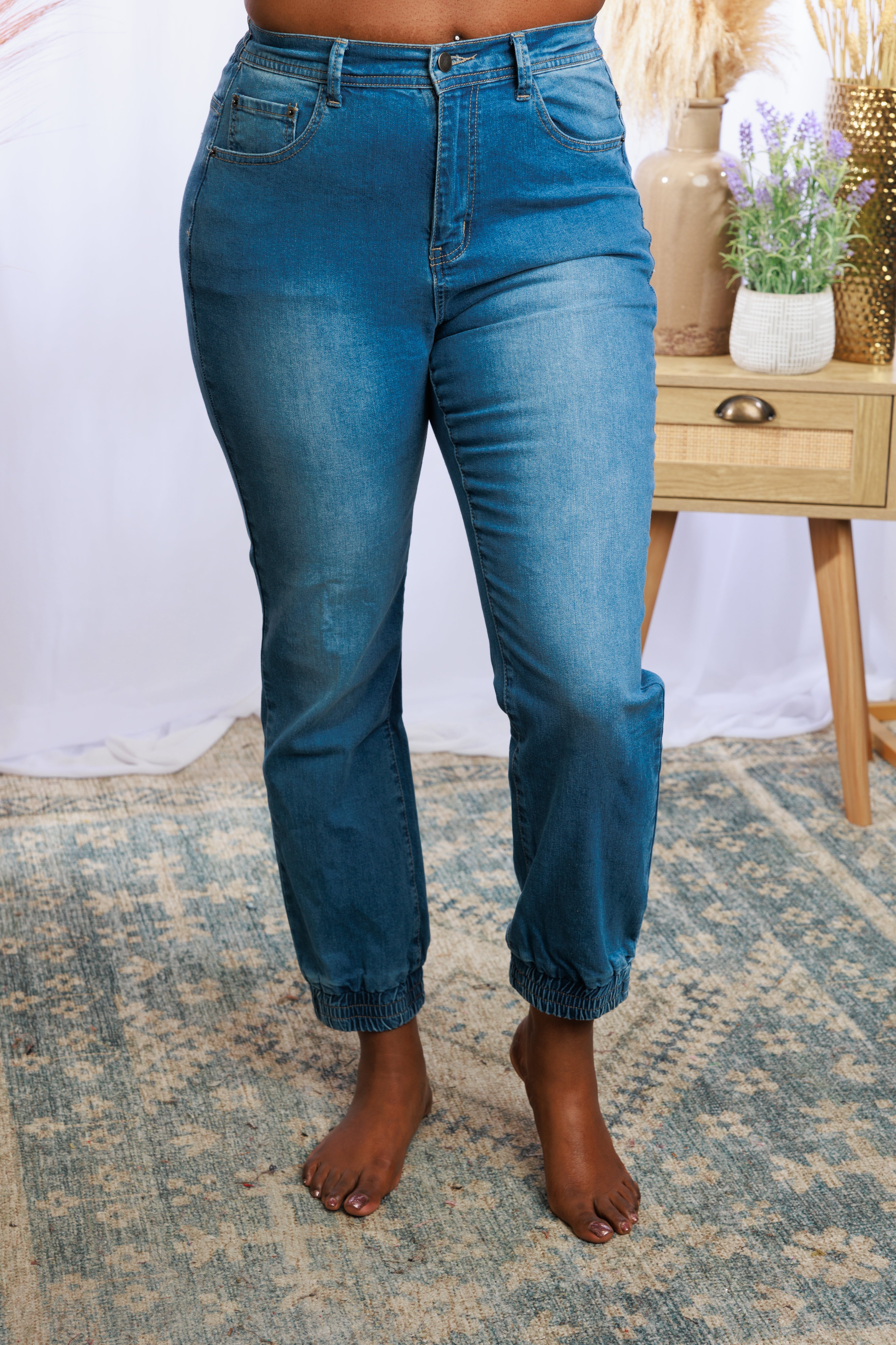 Jogging in Denim