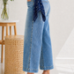 Judy Blue Bandana Babe Wide Leg Jeans