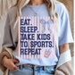 Eat Sleep Sports Graphic Tee
