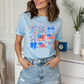 4th of July Coquette Graphic Tee