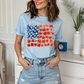 Floral Flag Graphic Tee