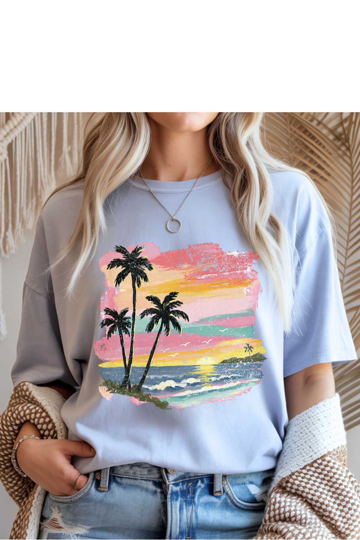 Tropical Sunset Graphic Tee