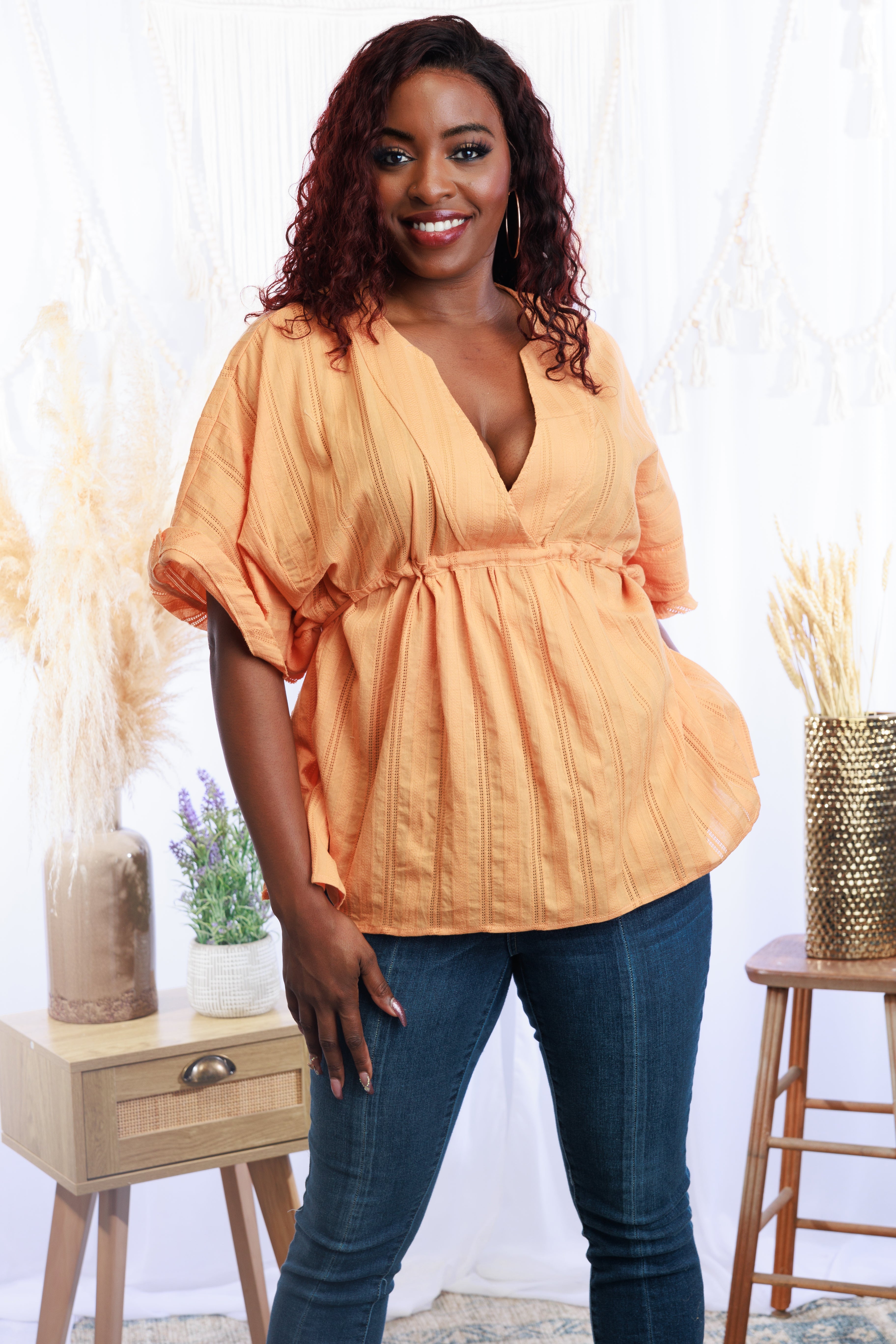 Making Angels - Mango Caftan Top