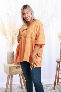 Making Angels - Mango Caftan Top