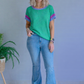 Meadowline Colorblock Top