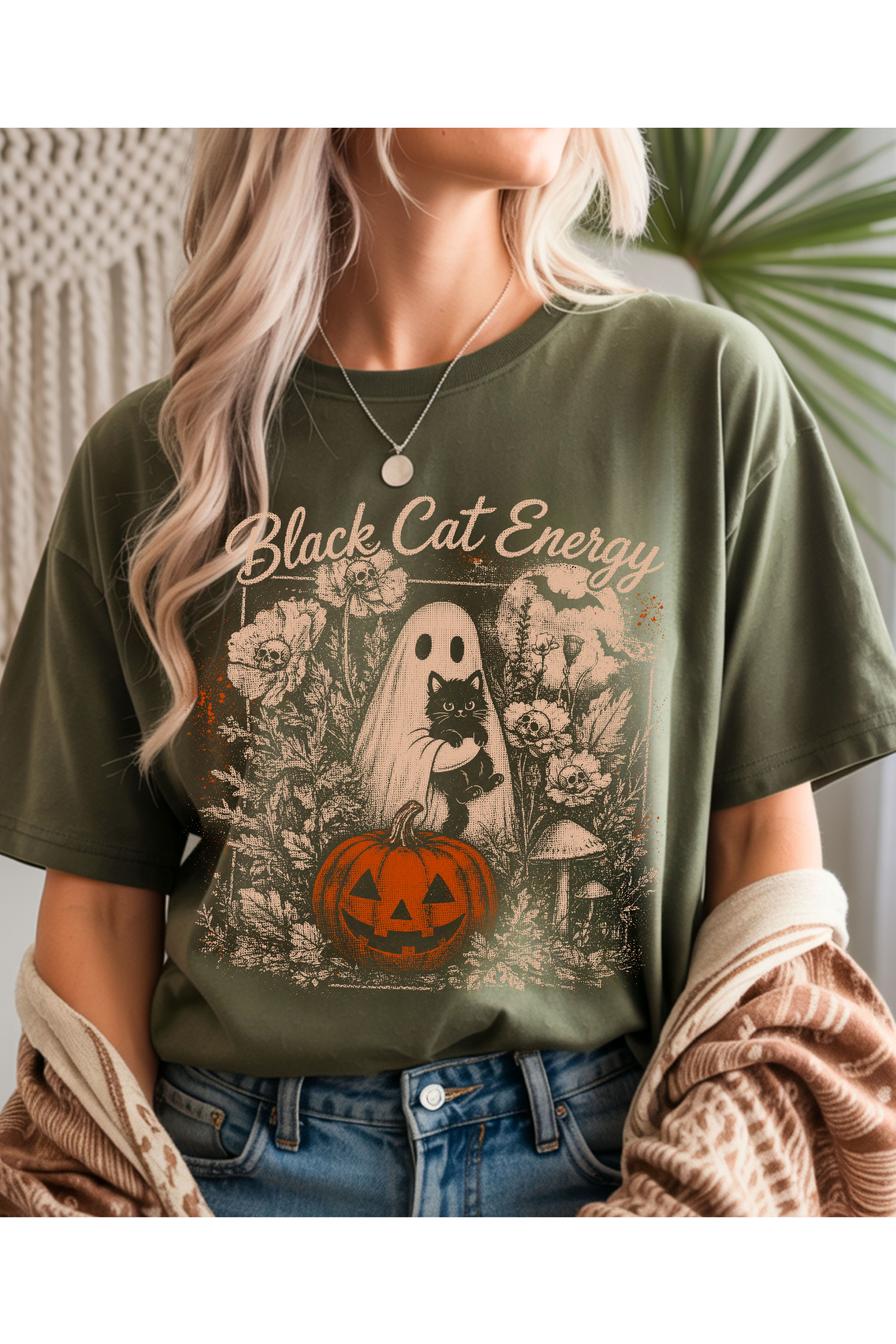 Black Cat Energy Graphic Tee