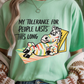 Tolerance For People Graphic Tee