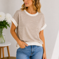 Mocha Morning Stripe Top