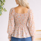 Floral Flutter Peplum