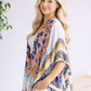 Wildflower Watercolor Kimono