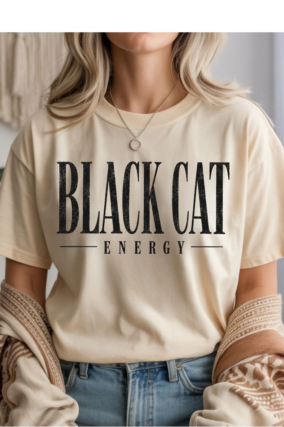 Black Cat Energy Graphic Tee