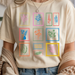 Floral Stamps Graphic Tee