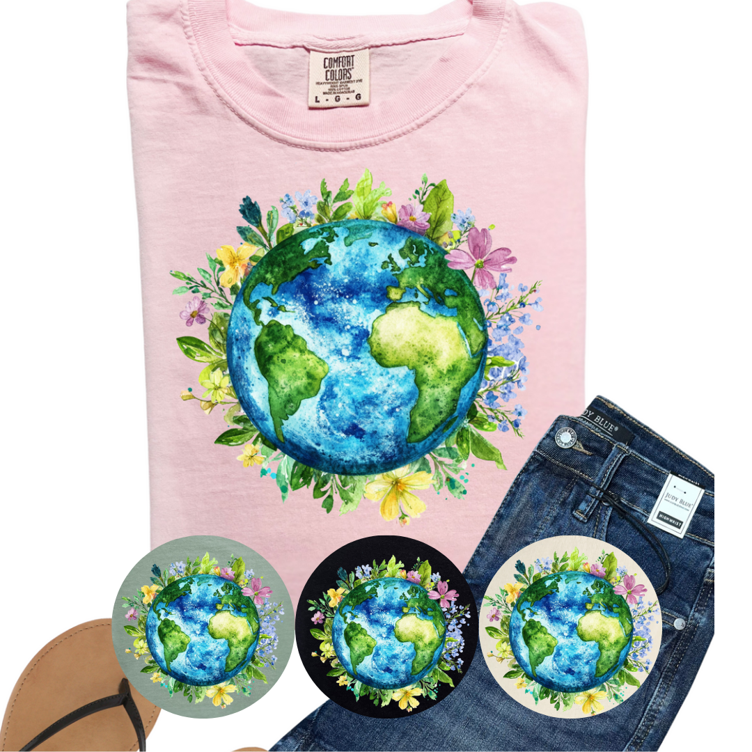 Earth Day Florals T-Shirt