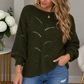 Olive My Heart Poncho Sweater