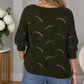 Olive My Heart Poncho Sweater