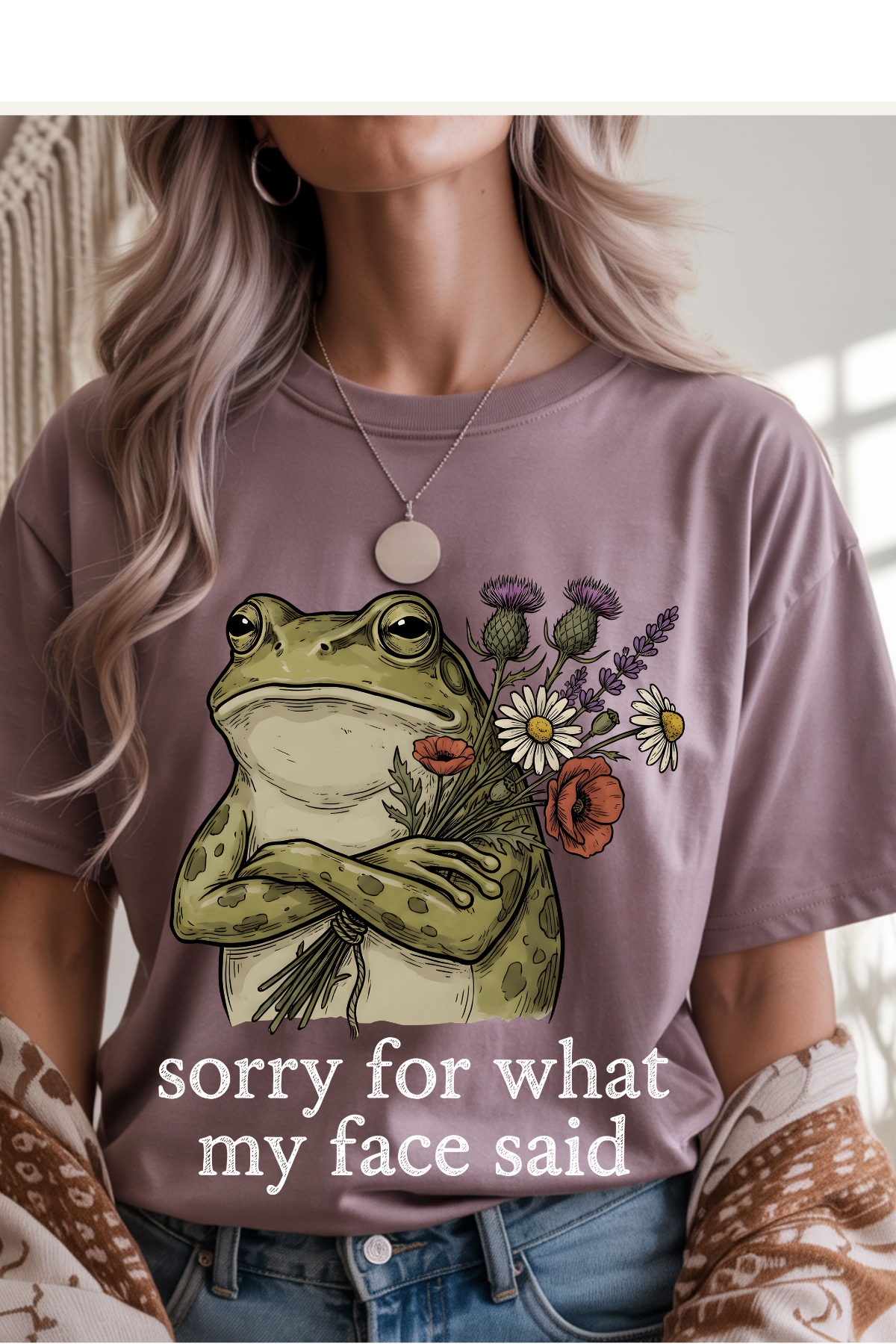 Sorry For What My Face Said Graphic Tee