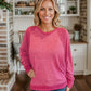 Pink Rose - Dolman Pullover