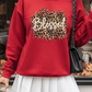 Blessed in Leopard Sweatshirt