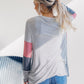 Rose Smoke Striped Knit