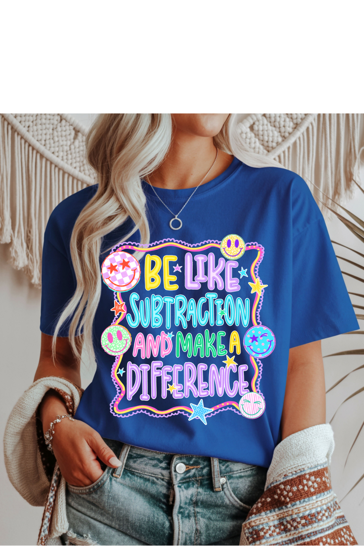Be Like Subtraction Graphic Tee